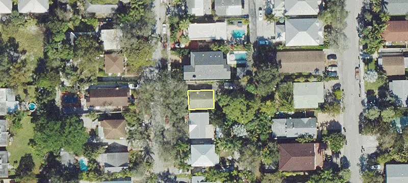 Fenced Yard with Warehouse Building