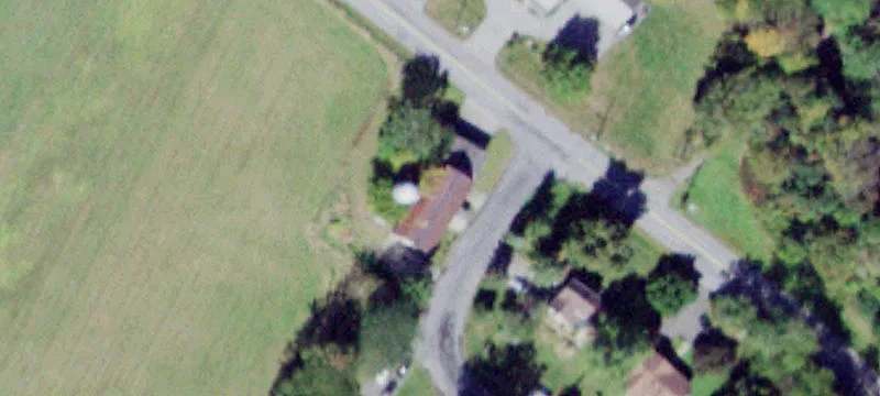 Two-Story Storage Barn with Silo