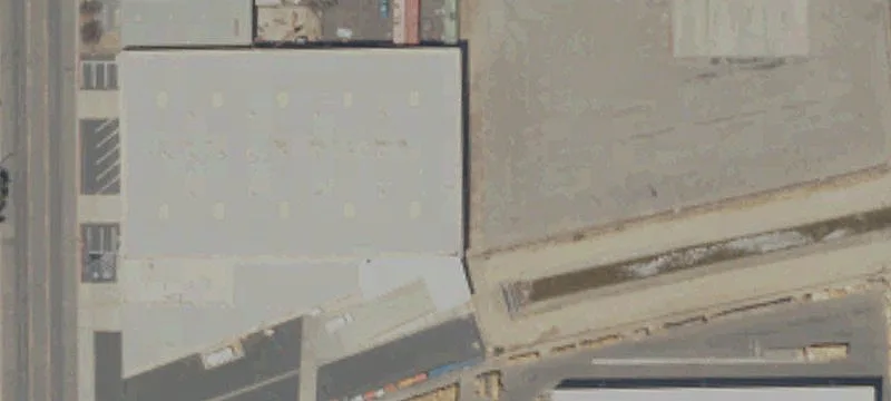 Industrial Warehouse with Covered Awning