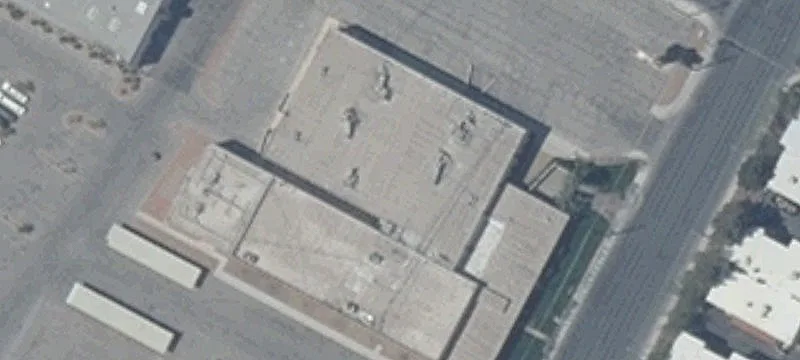 Vacant Office Building Near Strip