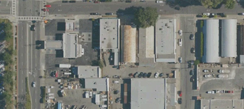 Corner Industrial Building with Loading