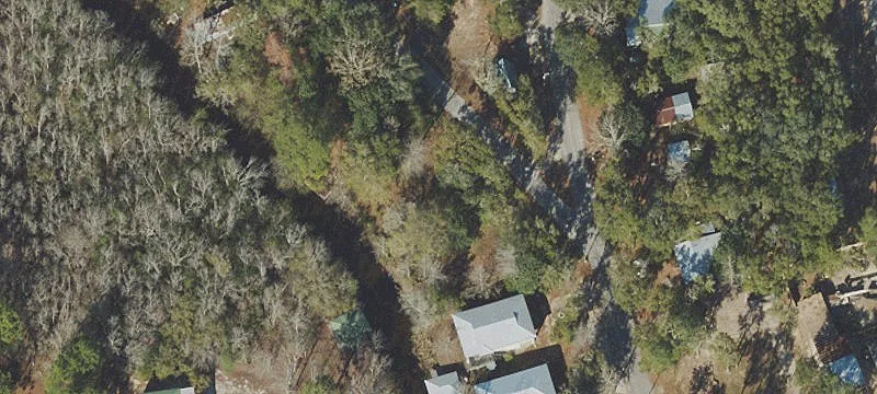 Warehouse and Lot Near River
