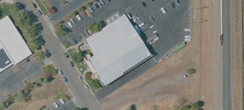 Iconic Airport Manufacturing Building