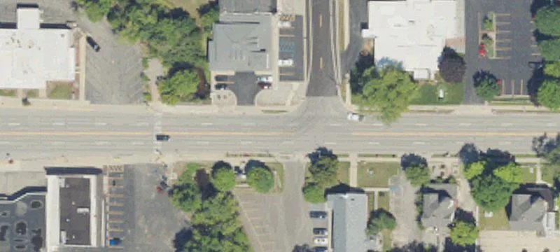Commercial Building Corner Location