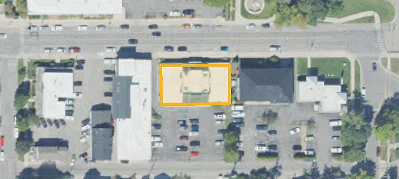 Iconic Office Building with Parking