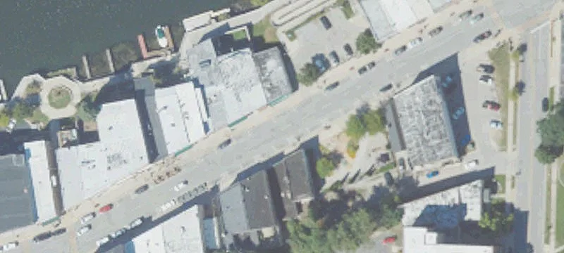 Downtown Manistee Riverfront Commercial Building