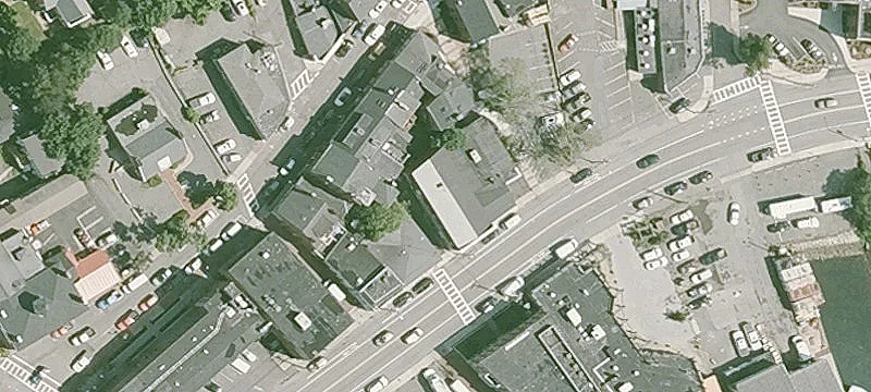 Mixed-Use Building Overlooking Gloucester Harbor