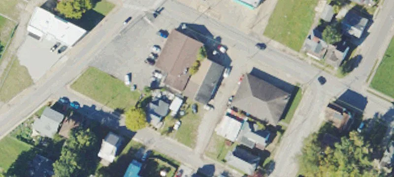 Garage with Vacant Lot
