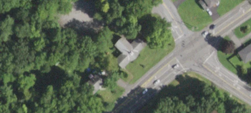 Church with Basement and House