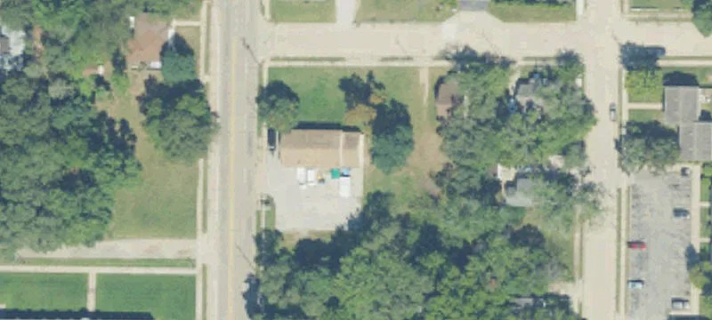 Commercial Building with Parking Lot