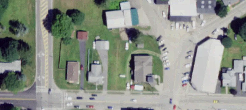 Brick Church Building on Corner