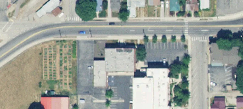 Downtown Sandpoint Commercial Brick Building