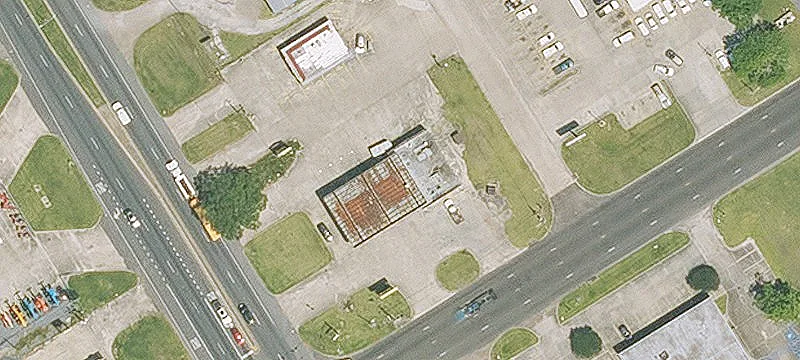 Corner Gas Station on Airline