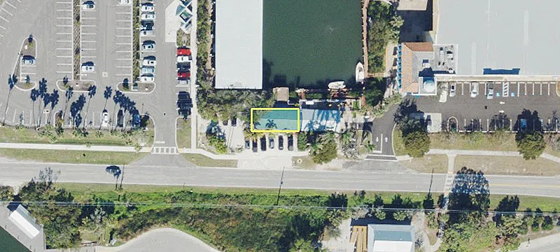 Covered Boat Slip Near Gulf