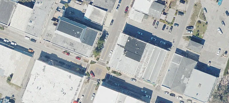 Corner Retail Buildings and Parking