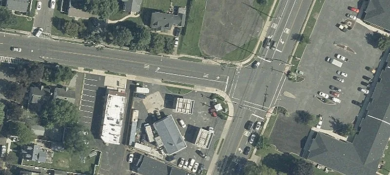 Gas Station with Service Bays