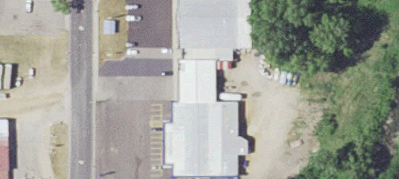 Commercial Building with Parking Lot