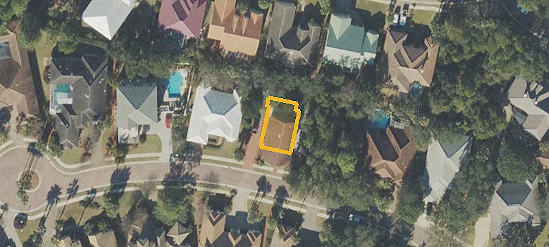 Destin Land in Gated Community