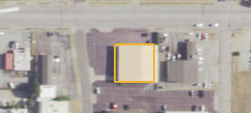 Retail Building on Corner Lot