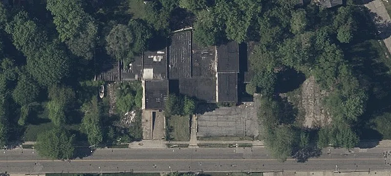 Industrial Building Near Lake Erie