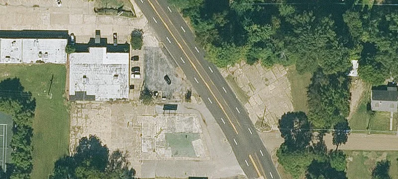Former Bank Drive-Thru Building