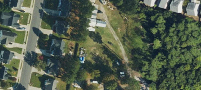 Partially Cleared Lot Near Raleigh