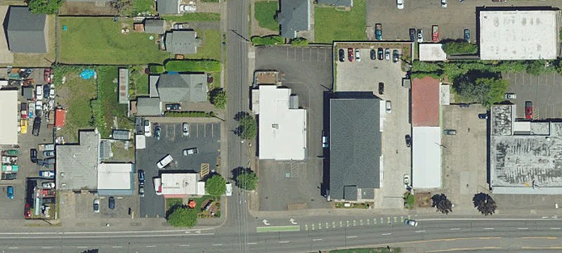 Main Street Corner Building