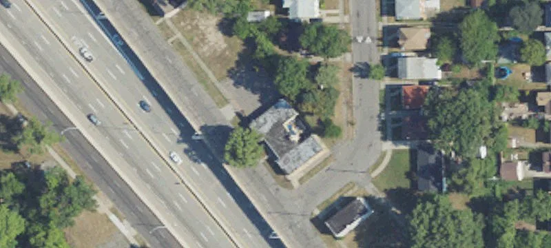 Freeway Visible Commercial Building