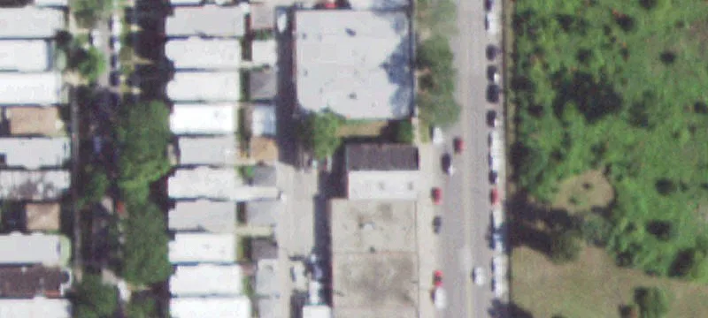 Mixed-Use Building and Vacant Lot