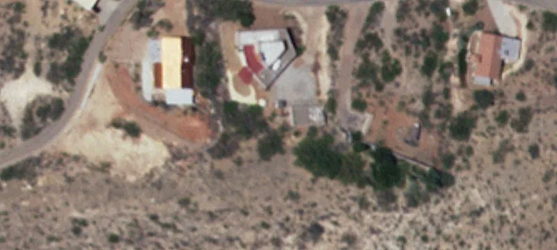 Land with Mountain and Desert Views
