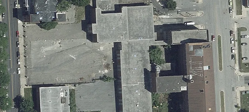 Historic Building in Revitalizing District