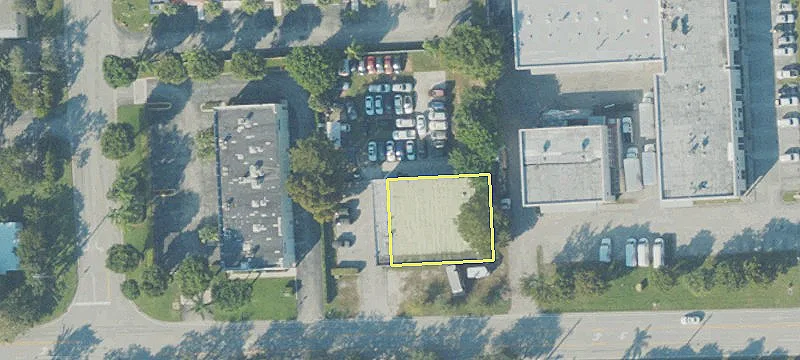 Freestanding Warehouse with Fenced Lot