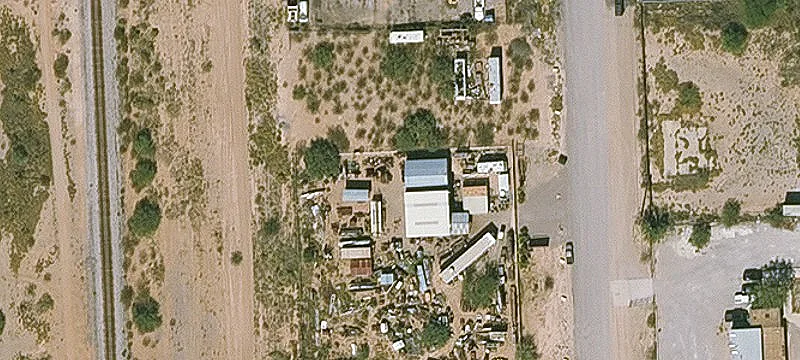 Fenced Yard Near Nogales Highway