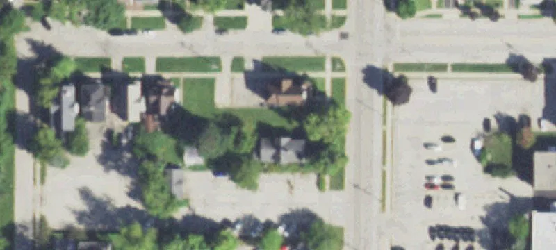 Restored Victorian Building in Waukegan