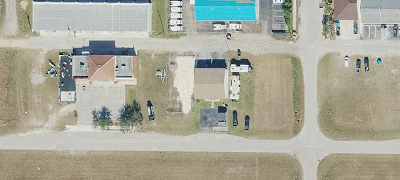 Warehouse with Large Lot