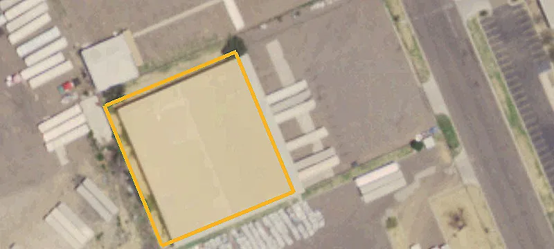 Secured Yard with Industrial Canopy