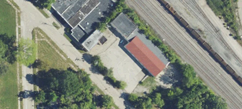 Fenced and Paved Commercial Yard