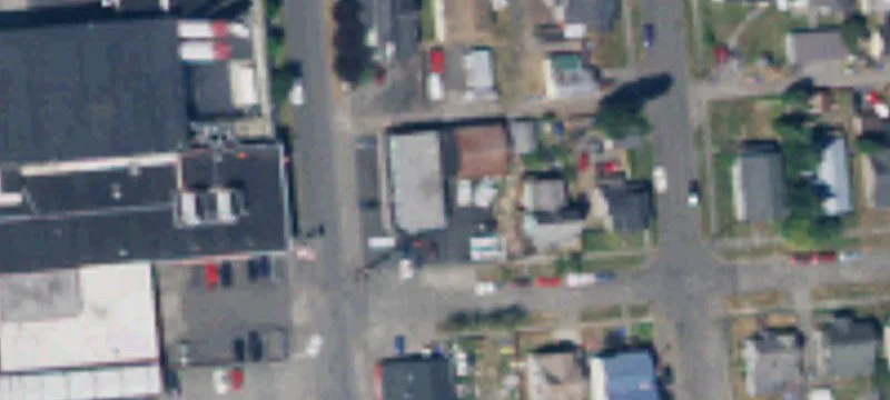 Mixed-Use Corner Lot Building