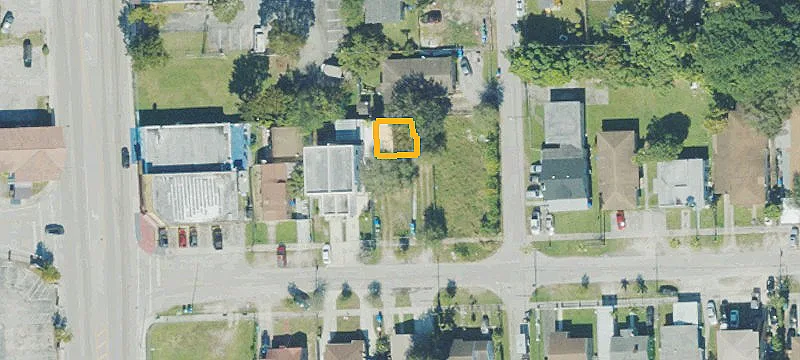 Duplex with Vacant Lot