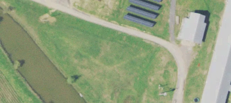 Large Broiler Farm with Poultry Houses