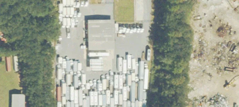 Industrial Building with Fenced Storage