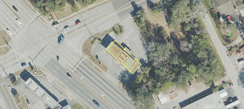 Commercial Land at Traffic Light
