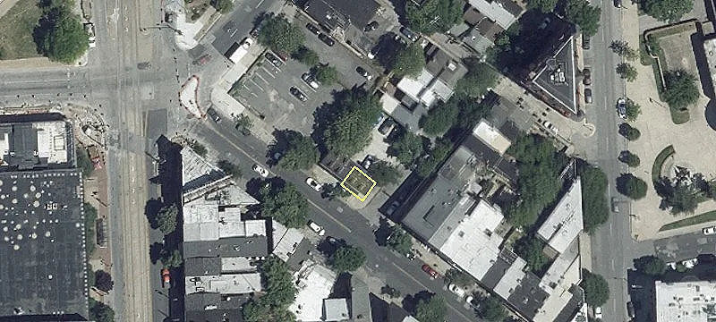 Four Buildings with Parking Lot
