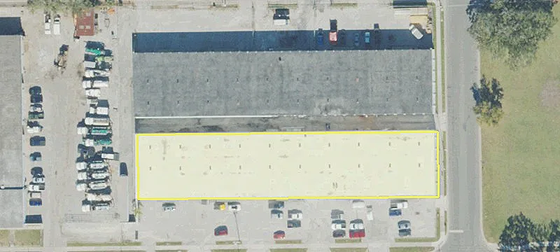 Industrial Building with Fenced Truck Court