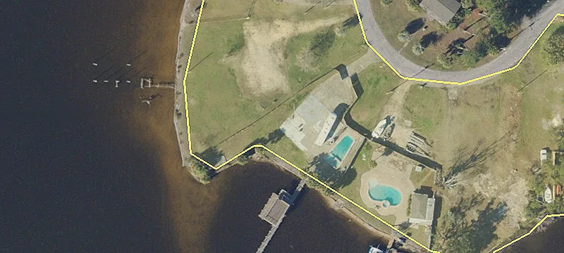 Waterfront Land with Boat Lifts
