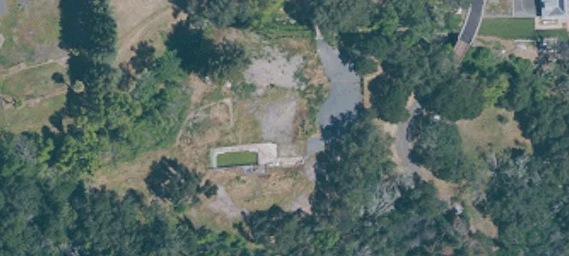 Land with Creek in Wine Country