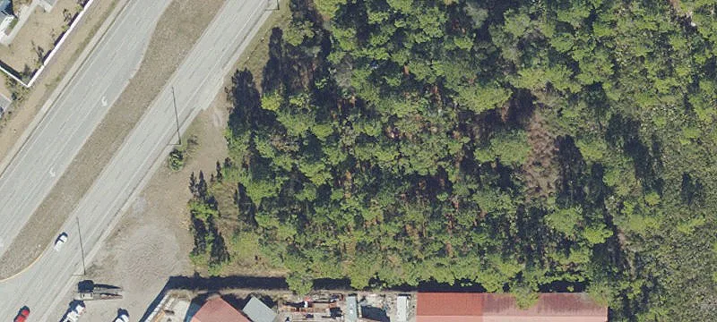 Cleared Land on State Road