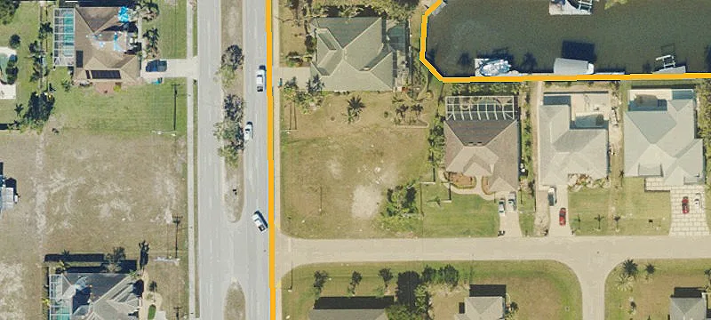 Triple Corner Lot in Cape Coral