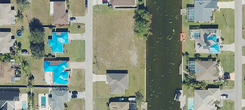 Cleared Canal Lot with Seawall