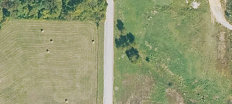 Vacant Lot with Brick Structure